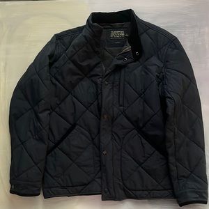 Men’s J.Crew Sussex Quilted Jacket in Gray, Size L